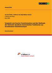 Vergleich von Fourier-Transformation und der Methode der kleinsten Quadrate harmonischer Funktionen zur Grundwasser-Gezeitenanalyse