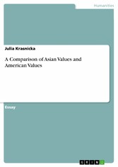 A Comparison of Asian Values and American Values