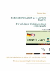 Sachkundeprüfung nach § 34a GewO auf Englisch - Die wichtigsten Erklärungen in der Muttersprache