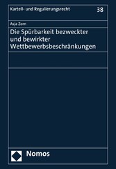 Die Spürbarkeit bezweckter und bewirkter Wettbewerbsbeschränkungen