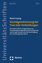 Vermögenstrennung bei True Sale Verbriefungen