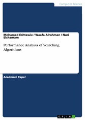 Performance Analysis of Searching Algorithms