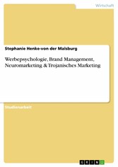 Werbepsychologie, Brand Management, Neuromarketing & Trojanisches Marketing