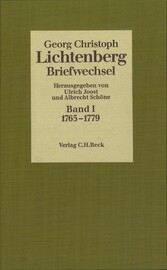 Lichtenberg Briefwechsel  Bd. 1: 1765-1779