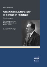 Gesammelte Aufsätze zur romanischen Philologie - Studienausgabe