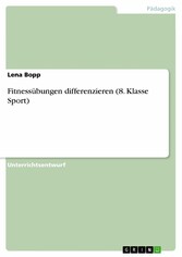 Fitnessübungen differenzieren (8. Klasse Sport)