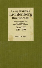 Lichtenberg Briefwechsel  Bd. 3: 1785-1792