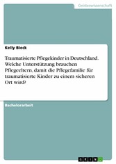 Traumatisierte Pflegekinder in Deutschland. Welche Unterstützung brauchen Pflegeeltern, damit die Pflegefamilie für traumatisierte Kinder zu einem sicheren Ort wird?