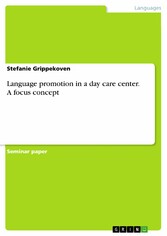 Language promotion in a day care center. A focus concept