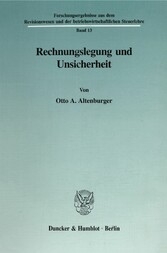 Rechnungslegung und Unsicherheit.