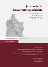 Jahrbuch für Universitätsgeschichte 22 (2019)