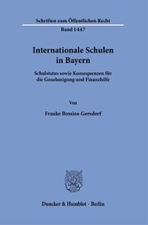 Internationale Schulen in Bayern.