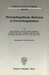 Wirtschaftspolitische Reformen in Entwicklungsländern.