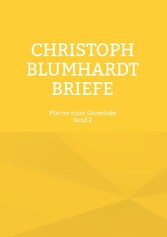 Christoph Blumhardt Briefe