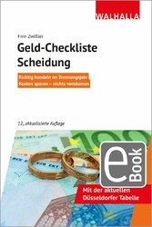 Geld-Checkliste Scheidung