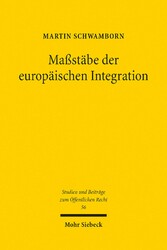 Maßstäbe der europäischen Integration