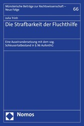 Die Strafbarkeit der Fluchthilfe