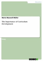 The Importance of Curriculum Development