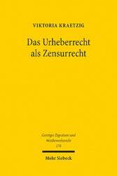 Das Urheberrecht als Zensurrecht