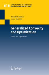 Generalized Convexity and Optimization