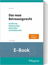 Das neue Betreuungsrecht (E-Book)