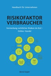 Risikofaktor Verbraucher