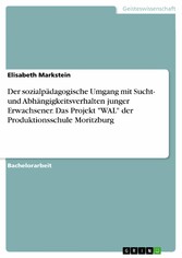 Der sozialpädagogische Umgang mit Sucht- und Abhängigkeitsverhalten junger Erwachsener. Das Projekt 'WAL' der Produktionsschule Moritzburg