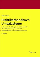 Praktikerhandbuch Umsatzsteuer