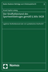 Der Straftatbestand des Sportwettbetruges gemäß § 265c StGB