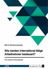 Wie werden international tätige Arbeitnehmer besteuert? Von Expat bis Grenzgänger