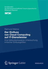 Der Einfluss von Cloud Computing auf IT-Dienstleister