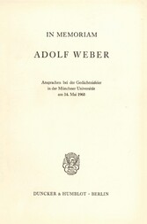 In memoriam Adolf Weber.