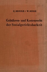 Gebühren und Kostenrecht der Sozialgerichtsbarkeit.