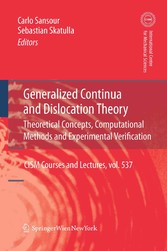 Generalized Continua and Dislocation Theory