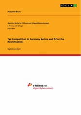 Tax Competition in Germany Before and After the Reunification