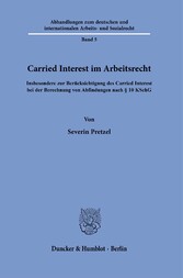 Carried Interest im Arbeitsrecht.