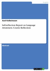 Self-reflection Report on Language Awareness. Course Reflection