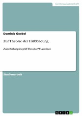 Zur Theorie der Halbbildung