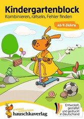 Kindergartenblock ab 4 Jahre - Kombinieren, rätseln, Fehler finden