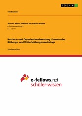 Karriere- und Organisationsberatung. Formate des Bildungs- und Weiterbildungsmentorings