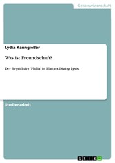 Was ist Freundschaft?