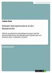 Primäre Stressprävention in der Bundeswehr