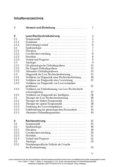 Neuropsychologie von Entwicklungsstörungen schulischer Fertigkeiten