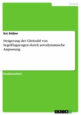 Steigerung der Gleitzahl von Segelflugzeugen durch aerodynamische Anpassung