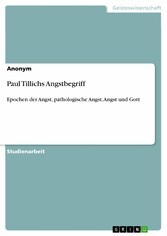 Paul Tillichs Angstbegriff