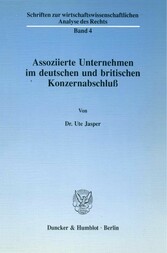 Assoziierte Unternehmen im deutschen und britischen Konzernabschluß.