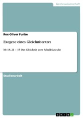 Exegese eines Gleichnistextes