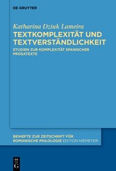 Textkomplexität und Textverständlichkeit