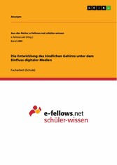 Die Entwicklung des kindlichen Gehirns unter dem Einfluss digitaler Medien