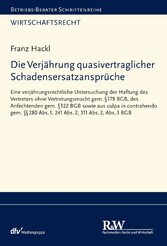 Die Verjährung quasivertraglicher Schadensersatzansprüche